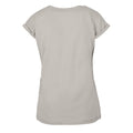 Light Asphalt - Back - Build Your Brand Womens-Ladies Extended Shoulder T-Shirt