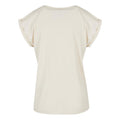 Sand - Back - Build Your Brand Womens-Ladies Extended Shoulder T-Shirt