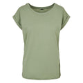 Magic Salvia - Front - Build Your Brand Womens-Ladies Extended Shoulder T-Shirt