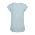 Powder Blue - Back - Build Your Brand Womens-Ladies Extended Shoulder T-Shirt