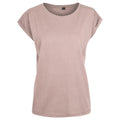 Dusk Rose - Front - Build Your Brand Womens-Ladies Extended Shoulder T-Shirt