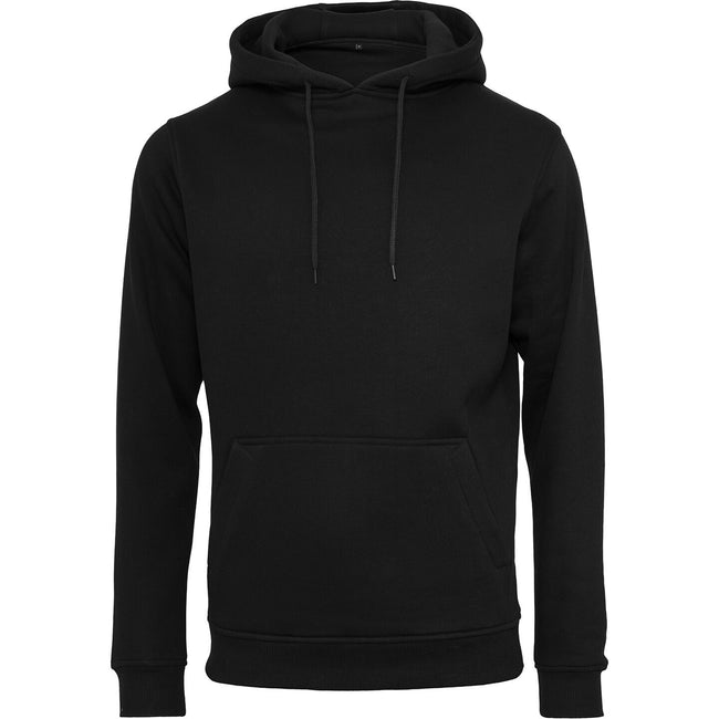 Black - Front - Build Your Brand Mens Organic Hoodie