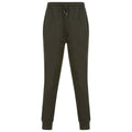 Olive Green - Front - Tombo Unisex Adult Athleisure Jogging Bottoms