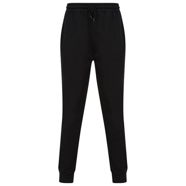 Black - Front - Tombo Unisex Adult Athleisure Jogging Bottoms