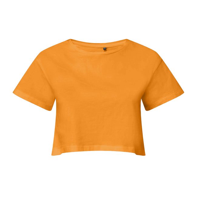 Orange - Front - TriDri Womens-Ladies Crop Top