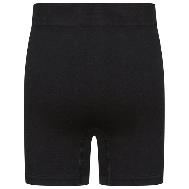Black - Back - Tombo Girls Seamless Cycling Shorts