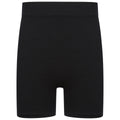 Black - Front - Tombo Girls Seamless Cycling Shorts