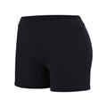 Black - Back - Tombo Womens-Ladies Seamless Shorts