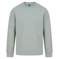 Heather Grey - Front - Henbury Unisex Adult Sustainable Sweatshirt