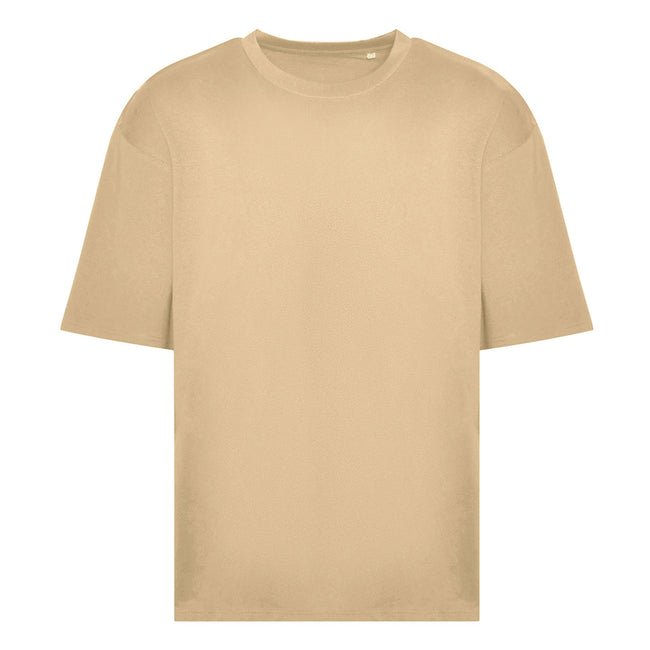 Desert Sand - Front - Awdis Mens 100 Oversized T-Shirt
