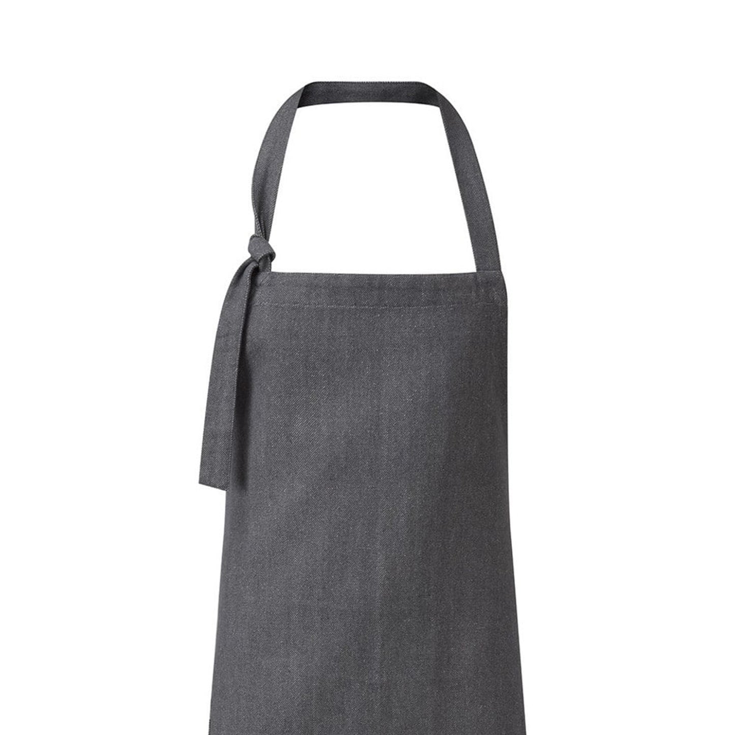 Grey Denim - Back - Premier Unisex Adult Regenerate Sustainable Full Apron