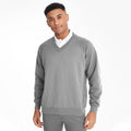 Oxford Grey - Back - Maddins Mens Coloursure V-Neck Sweatshirt