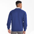 Royal - Side - Maddins Mens Coloursure V-Neck Sweatshirt