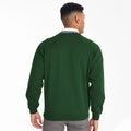 Bottle Green - Side - Maddins Mens Coloursure V-Neck Sweatshirt