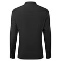 Black - Back - Premier Womens-Ladies Grandad Collar Formal Shirt