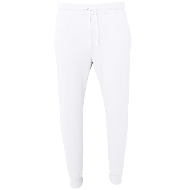 White - Front - Bella + Canvas Unisex Adult Jogging Bottoms