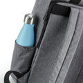 Grey Marl - Side - Bagbase Unisex Adult Roll Top Recycled Twin Handle Backpack