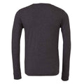 Dark Grey - Back - Bella + Canvas Unisex Adult CVC Heather Long-Sleeved T-Shirt