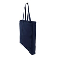 French Navy - Back - Westford Mill Classic Canvas Shopper