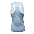 Sky Blue - Back - TriDri Womens-Ladies Multi Sport Melange Seamless 3D Vest