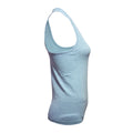 Sky Blue - Side - TriDri Womens-Ladies Multi Sport Melange Seamless 3D Vest