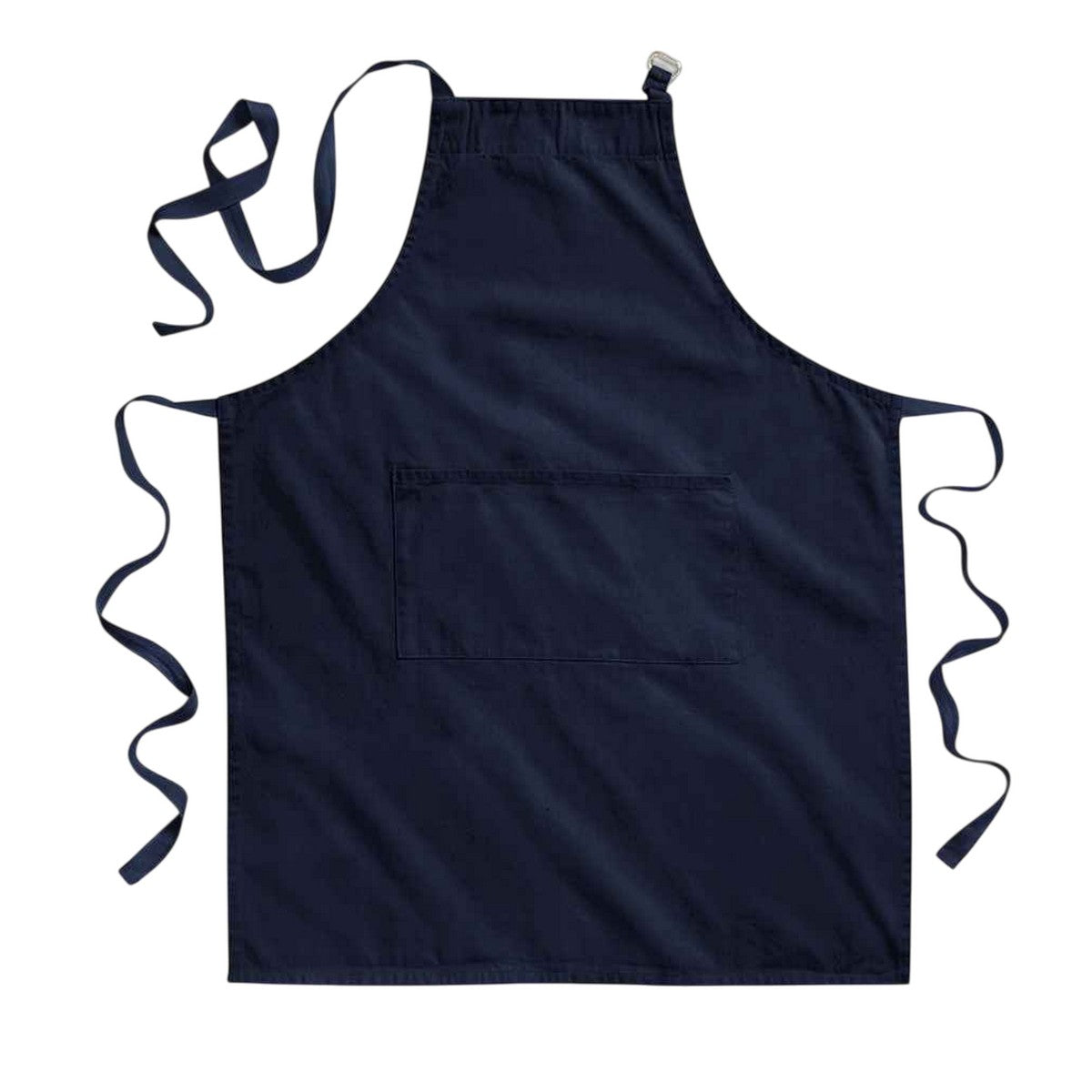 French Navy - Front - Westford Mill Unisex Adult Fairtrade Full Apron