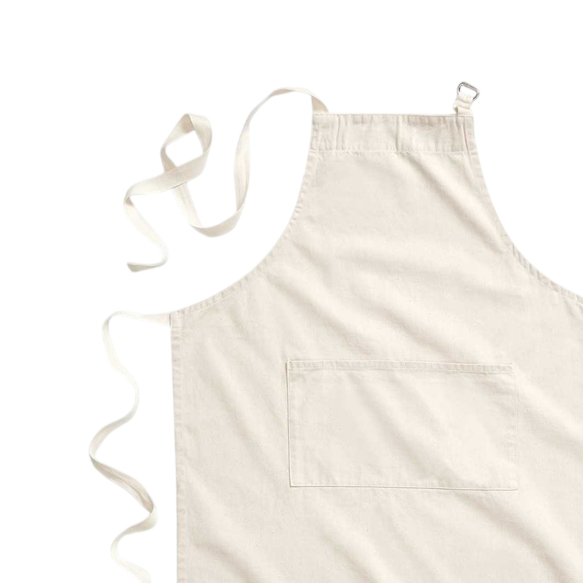 Natural - Back - Westford Mill Unisex Adult Fairtrade Full Apron