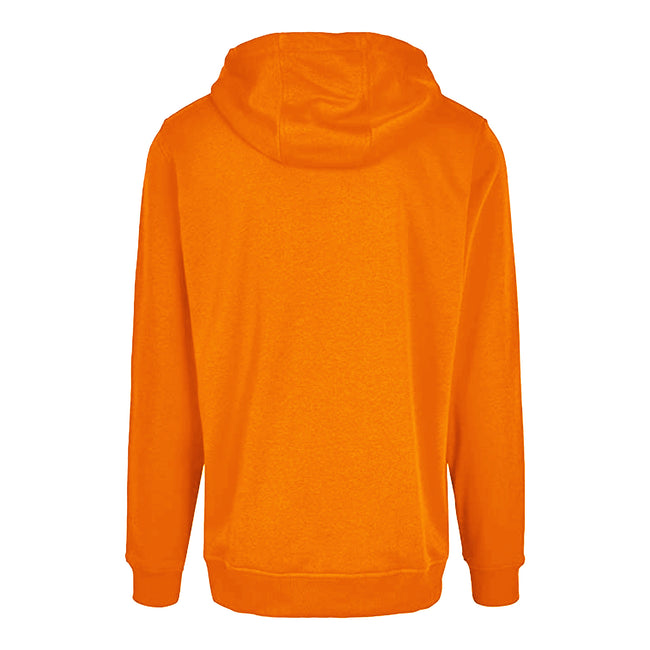 Paradise Orange - Back - Build Your Brand Mens Heavyweight Hoodie