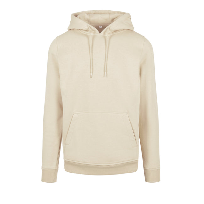 Soft Yellow - Side - Build Your Brand Mens Heavyweight Hoodie