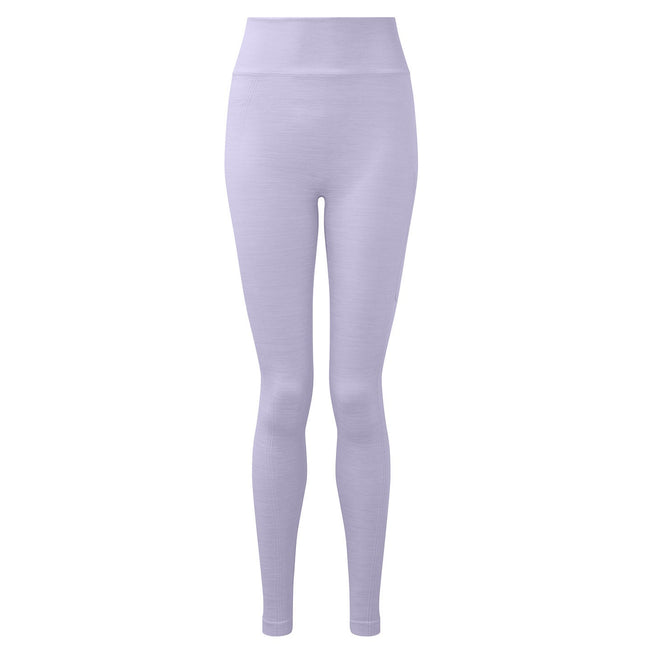 Lilac - Front - TriDri Womens-Ladies Melange Sculpted Seamless 3D Leggings