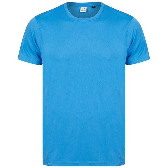 Olympus Blue - Front - Tombo Mens Performance Recycled T-Shirt