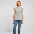 Heather Grey - Back - Build Your Brand Womens-Ladies Basic T-Shirt