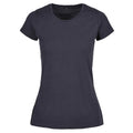 Navy - Front - Build Your Brand Womens-Ladies Basic T-Shirt