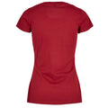 Burgundy - Side - Build Your Brand Womens-Ladies Basic T-Shirt