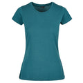 Teal - Front - Build Your Brand Womens-Ladies Basic T-Shirt