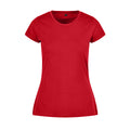 City Red - Front - Build Your Brand Womens-Ladies Basic T-Shirt