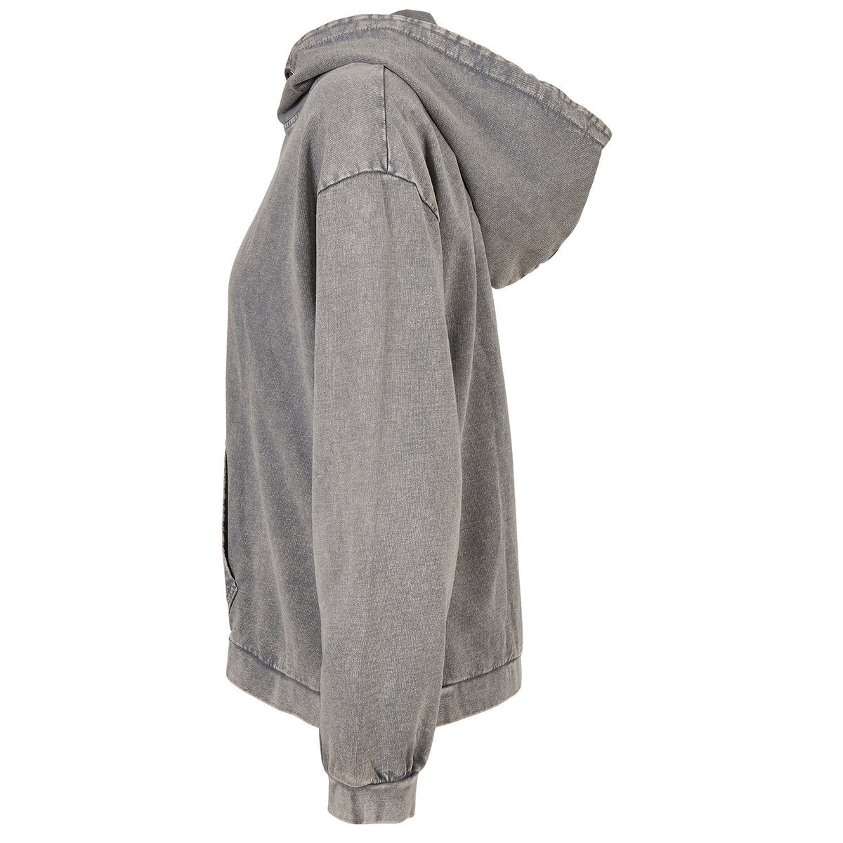 Asphalt - Pack Shot - Build Your Brand Womens-Ladies Acid Wash Oversized Hoodie