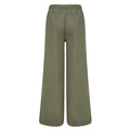 Khaki - Lifestyle - Skinni Fit Womens-Ladies Sustainable Wide Leg Jogging Bottoms