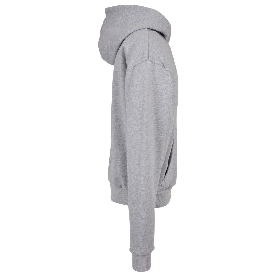 Heather Grey - Lifestyle - Build Your Brand Mens Ultra Heavyweight Full Zip Hoodie