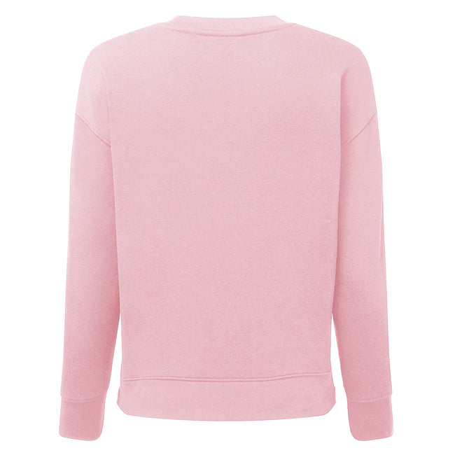 Light Pink - Back - TriDri Womens-Ladies Recycled Zipped Sweatshirt