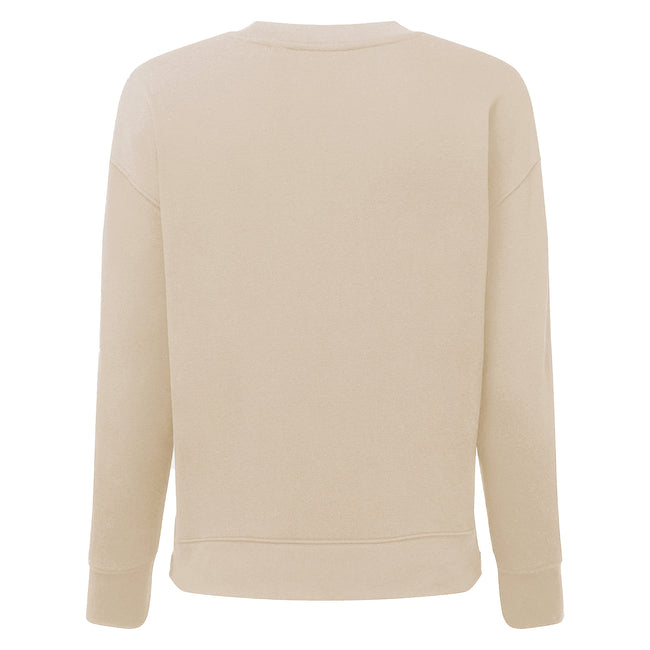 Nude - Back - TriDri Womens-Ladies Recycled Zipped Sweatshirt