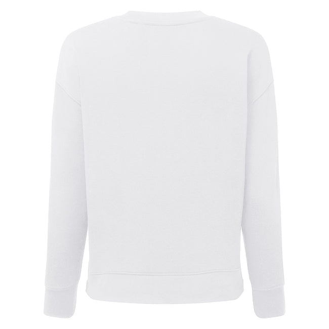 White - Back - TriDri Womens-Ladies Recycled Zipped Sweatshirt