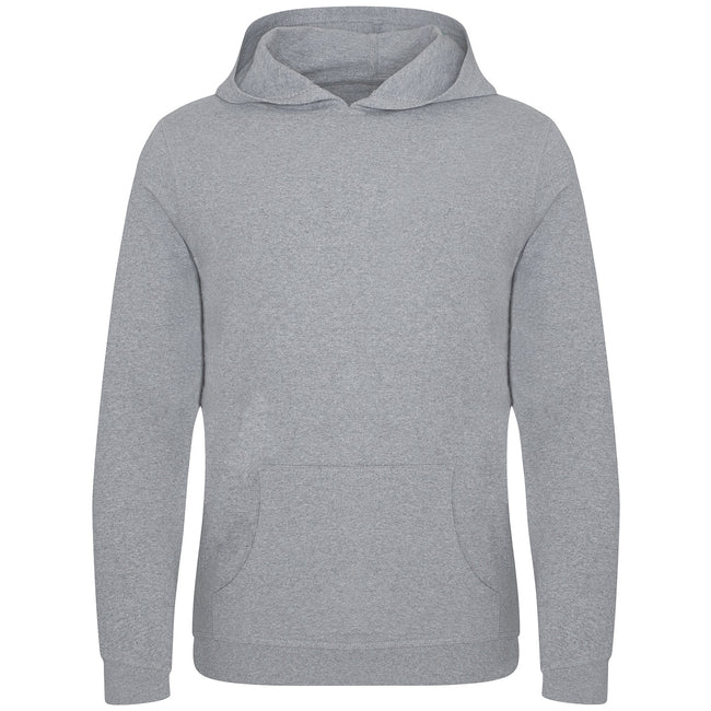 Heather Grey - Front - Awdis Mens Lusaka Regen Ecologie Hoodie