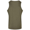 Olive - Back - Build Your Brand Mens Basic Tank Top