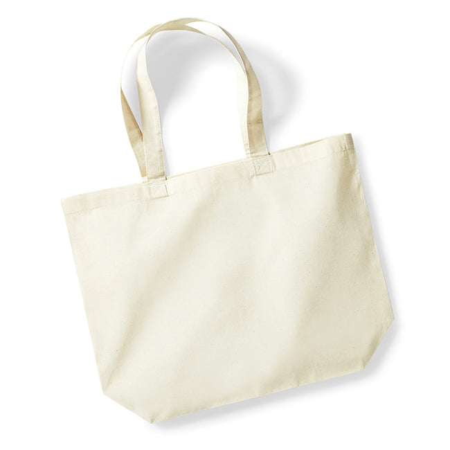 Natural - Back - Westford Mill Recycled Cotton Tote Bag