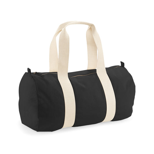 Black - Front - Westford Mill EarthAware Organic Duffle Bag