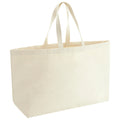 Natural - Front - Westford Mill Canvas Oversized Tote Bag