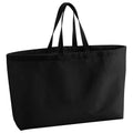 Black - Front - Westford Mill Canvas Oversized Tote Bag