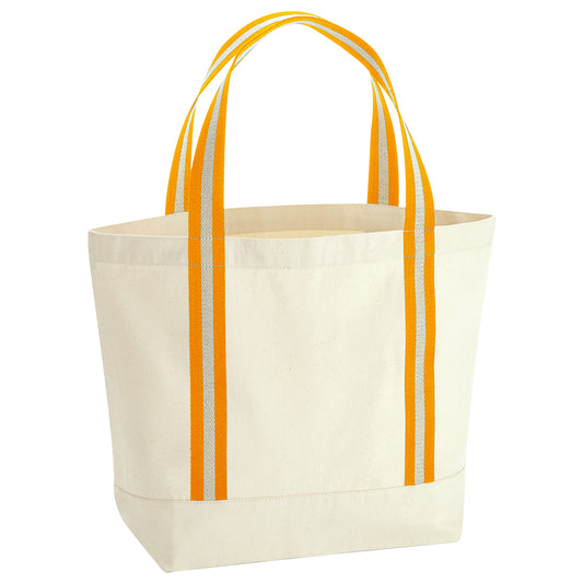Natural-Amber - Front - Westford Mill EarthAware Organic Tote Bag