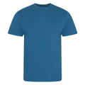 Ink Blue - Front - Awdis Mens Cascade Ecologie Organic T-Shirt
